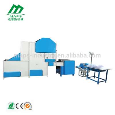 Ce Certificated Fiber Carding Machine & Cushion Filling Machine AV-90SC-3 With Scale Table